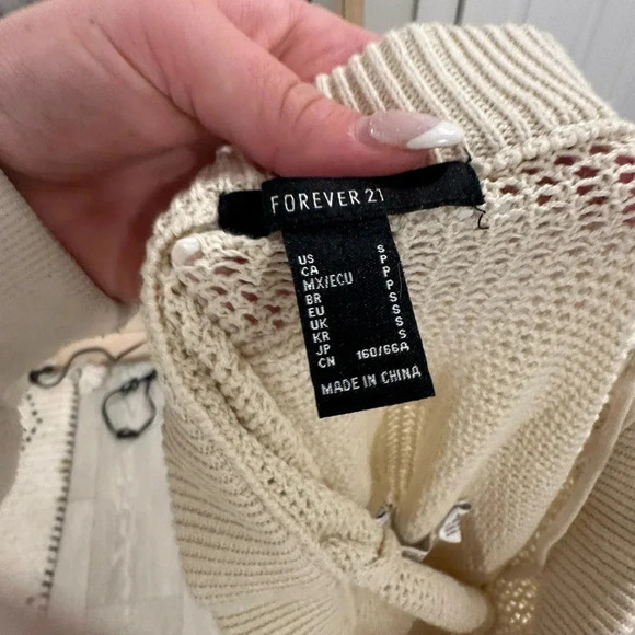 FOREVER 21 crochet skirt S - Picture 3 of 8